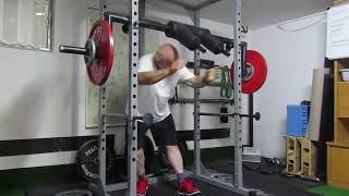 Kniebeuge 75 kg x 10..63 Jahre, 91,7 kg