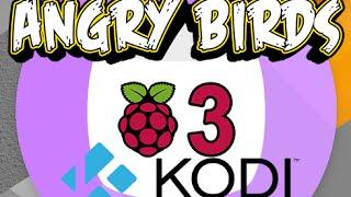 Raspberry Pi Android Running Angry Birds and Kodi