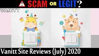 Vanitt Site Reviews [July 2020] Is It Legit Website? | Scam Adviser Reports