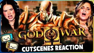 GOD OF WAR 2 CUTSCENES REACTION! | GameClips