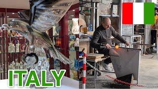 Murano Island: Glass Making & Store Browsing! Venice, Italy 