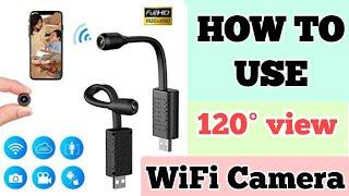 Flexieble Full HD 120 degree WiFi hidden Spy Camera!! HOW TO USE FLEXI NECK CAMERA IN HINDI ! REVIEW