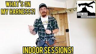 What's on My *Indoor* Harness?! (Episode 1) - A Video by Joel Self - Outdoor Instructor