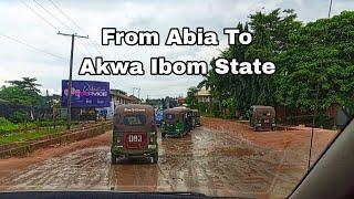 Road Trip From Umuahia - Ikot Ekpene Road Umuahia To Akwa Ibom State Nigeria | Ikwuano In 2024|