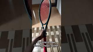 My brand new tennis racket