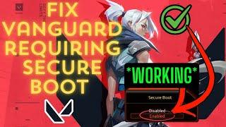 Fix: Vanguard Requires Secure Boot to Play Valorant | Simple Solution