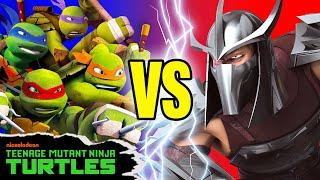 Four Turtles VS. One Shredder: FIVE ROUNDS of Epic Battles! | Teenage Mutant Ninja Turtles