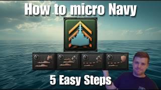 HOI4 Guide - How to Micro Navy - 5 Easy steps