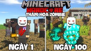 Tóm Tắt Minecraft 100 Ngày Thảm Họa Zombie Sinh Tồn Siêu Khó