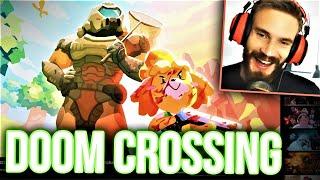 PEWDIEPIE REACTS TO "DOOM CROSSING : ETERNAL HORIZONS"