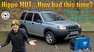 There will be rust..Can Hippo the 21 year old Freelander pass the MOT...?