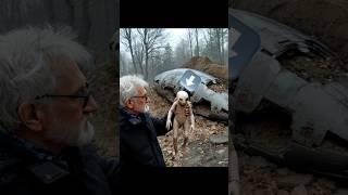Farmer Shocked After Finding Strange Alien Body in His Backyard! #farmer #ufo #alien #shortsviral
