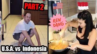 USA vs. Indonesia Part 2 (Vlogs, skits, parody, satire)