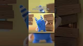 Run Away From Responsibilities... | #shorts #oddbods #comedy #meme #cartoon