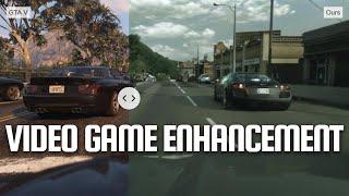 AI the Future of Video Game? Change GTA Graphics to Real Life With Artificial Intelligence!