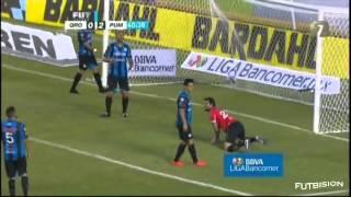 Querétaro vs Pumas 1-3 Jornada 1 Apertura 2014 Liga Bancomer MX - Goles