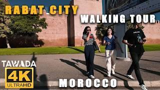 RABAT City 4K UHD Walking Tour, Morocco 