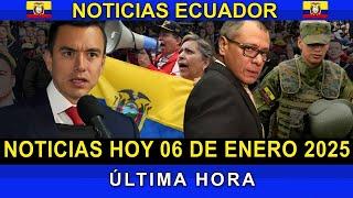 NOTICIAS ECUADOR: HOY 06 DE ENERO 2025 ÚLTIMA HORA #Ecuador #EnVivo