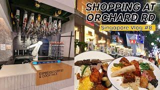 Shopping at Singapore's Orchard Road | Ratio Robot Cafe | Estate Buffet Mukbang