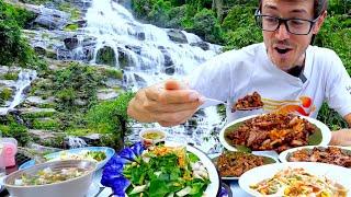 UNSEEN Thailand  World’s TASTIEST Waterfall!! Laap Plaa in Chiang Mai