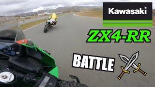 BATTLE OF NINJAS I Automotodrom Grobnik I Kawasaki ZX4RR 1:38.04