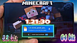 ماين كرافت 1.21.30 نسخة الباتش للجوال 32/64 بت   | Minecraft Patched 1.21.30 | تحميل |  اخر اصدار 