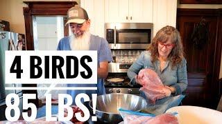 Processing Backyard TURKEYs |  It's a Grind 