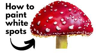 Unveiling the Secret of Painting Watercolor Red Mushroom Caps