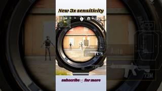  3x Zero recoil senstivity | 3x No recoil senstivity with gyroscope | 3x 4x 6x senstivity for bgmi