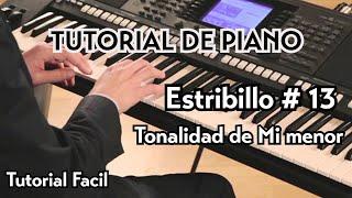 Estribillo #13 Tutorial de piano