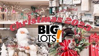 NEW  BIG LOTS CHRISTMAS 2023 DECOR | BIG LOTS SHOP WITH ME