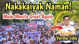 NAKAKAPANINDIG BALAHIBONG TAGPO SA COMELEC LIBO LIBONG SUPPORTERS  NI YORME ISKO SA MAYNILA 2025