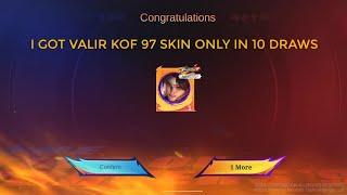 KOF 97 EVENTS I GOT VALIR SKIN ONLY IN 10X DRAWS 