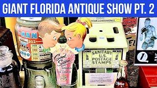 Exploring Renninger's Antique Extravaganza! | Windmills, Stained Glass & Rare Store Displays