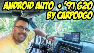 Let's add Android Auto by way of CarPodGo to the 1991 Chevrolet G20 Conversion Van! 60 fps Carplay!