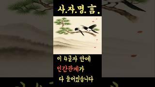 이 4글자, 인간관계의 진실을 말하다 – 사필귀정