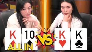 Two Poker Queens Battle for HIGH STAKES at Thrilling LIVE Cash Game