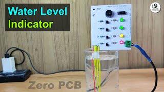 Simple Water Level Indicator with Buzzer