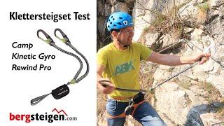 Klettersteigset Test Camp Kinetic Gyro Rewind Pro bergsteigen.com