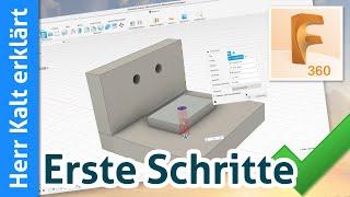 Fusion 360: Körper, Komponenten, Bohrungen (Kran 01) – Fusion für Anfänger