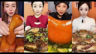 ASMR Chinese Mukbang Fat Meat肥肉吃播［Eating Sounds］