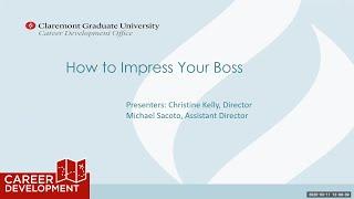 How to Impress Your Boss