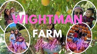 WIGHTMAN FARM|| APPLE PEACH PUMPKIN PICKING|| THE BARD FAMILY VLOGS