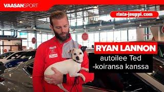 Ryan Lannon autoilee Ted-koiran kanssa | Vaasan Sport