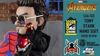 Beast Kingdom Egg Attack TONY STARK NANO SUIT EAA-133 SDCC EXCLUSIVE Figure Review