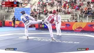 112 W+67kg R-32 VIANA Alena USA  vs  GORMAN-SHORE Madelynn USA I Rome 2022 World Taekwondo GP