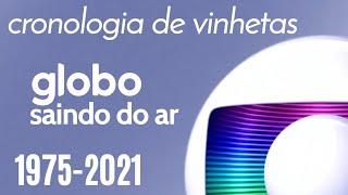Vinhetas: "Globo Saindo do Ar" (1975 - 2021) | todos os encerramentos para manutenção