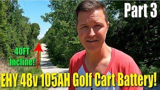 How to make your golf cart conquer all road conditions and runs farther? EHY Lithium Battery