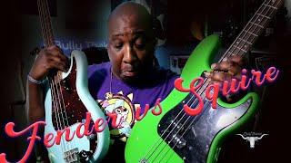 Precision bass Shootout: Fender American Vintage II vs Squire Sonic Precision Bass #fender