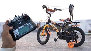 Remote Control Bicycle  || DEV Ke Experiment || 100% Real